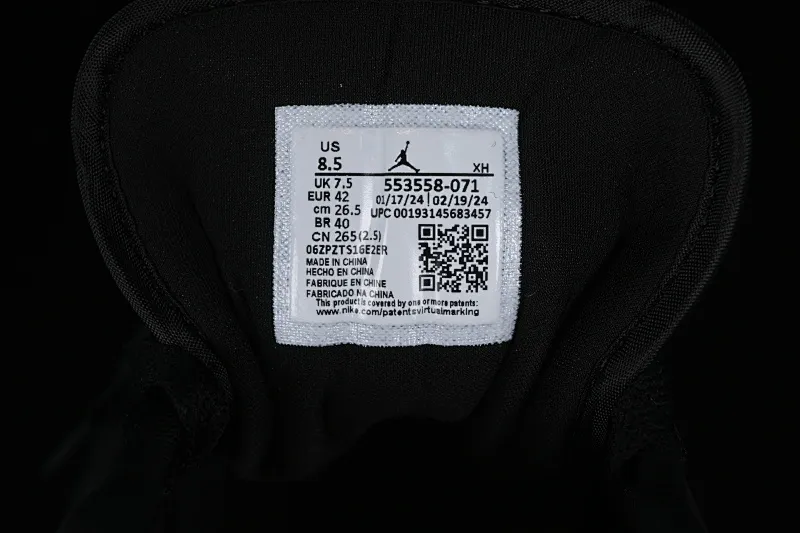 All categories Air Jordan Jordan series basketball shoes Air Jordan 1 Low Z version Air Jordan 1 Low AJ1 Joe 1 black gold hook low-top cultural leisure sports sneakers 553558-071